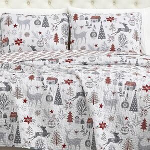 Southshore Fine Linens Holly Jolly Christmas 5 PC Soft Bedding Twin/Twin XL NIB